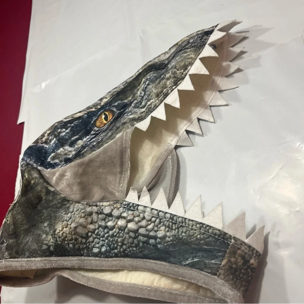 Jurassic World Dinosaur Scary MASK Into the Wild OPEN MOUTH Halloween Adult Kids
